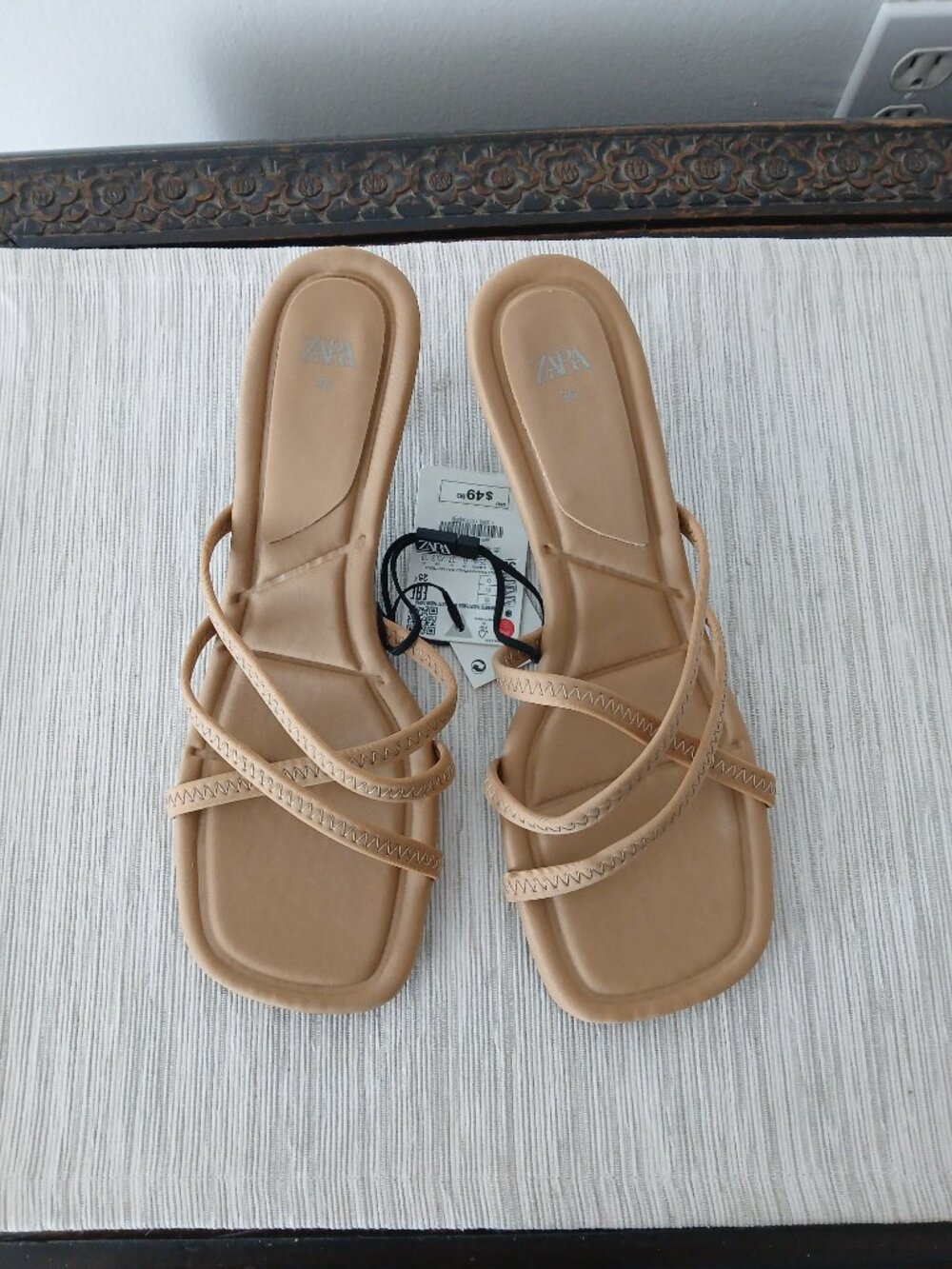 ZARA Athletic Hell Sandals NWT - Picture 3 of 7